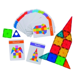 Magnetic Tile Pattern Card Set