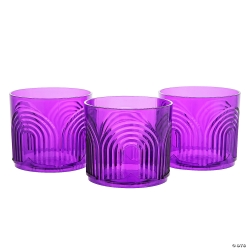 Modern Rainbow Purple Cups - 12Pk