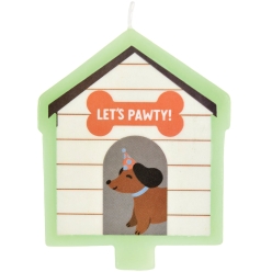 Pawsome Dog Deluxe Cake Candle