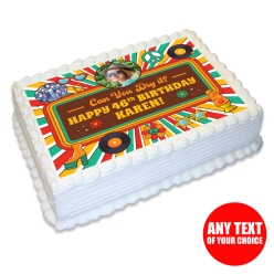 1970s Photo Personalized Edible Icing
