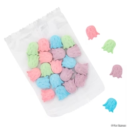 Halloween Ghost Fruit-Flavored Candy Fun Packs-24Pk
