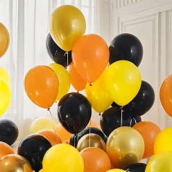 Orange, Yellow, Gold & Black 12