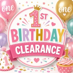 1st Birthday Clearance & Sale