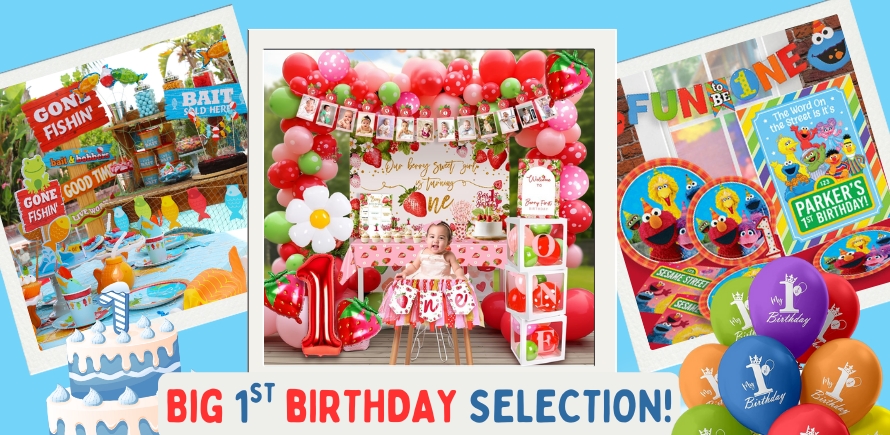 First Birthday Party Supplies