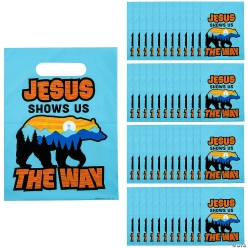 Great North VBS Plastic Treat Bags-50Pk