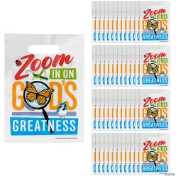 Zoom In VBS Plastic Treat Bags-50Pk