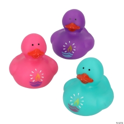 Diwali Lantern-Themed Rubber Ducks-12Pk