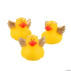 Religious Angel Rubber Ducks-24Pk
