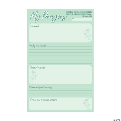 Religious Notes Prayer Notepads-12Pk