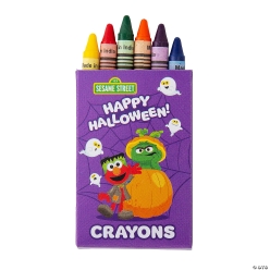 Halloween Sesame Street Crayon Boxes - 24Pk