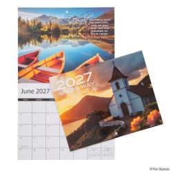 2027 Religious God's Way Wall Calendar