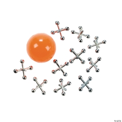 Mini Metal Jacks & Ball Sets - 12Pk