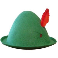 Green Felt Alpine Hat