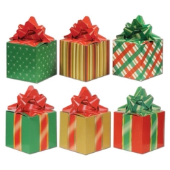 Christmas Present Favour Boxes - 3pk