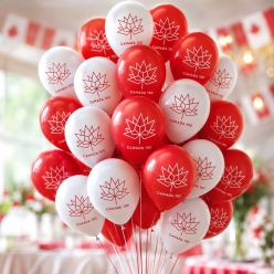 Canada Day 150 Latex Balloons - 50pk