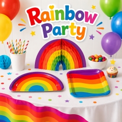 Rainbow Birthday Party Supplies