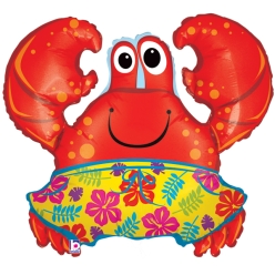 Beach Crab 3 Foot Foil Balloon