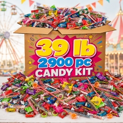Colossal 31 Pound 2900 Piece Brand Name Candy Pack