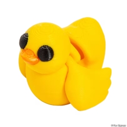 3D-Printed Plastic Segmented Duck Fidget Toys-12Pk