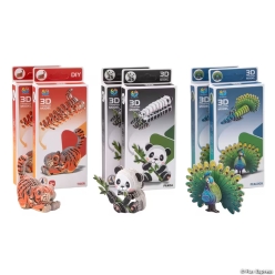 Asian Highland 3D Character Puzzle Set-6Pk