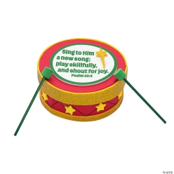 Christmas 3D Drummer Boy Drum Craft Kit-6Pk
