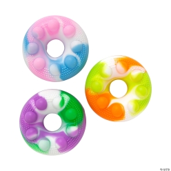 Donut 3D Lotsa Pops Pop Fidget Toys - 12Pk