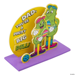 Father's Day Pickleball 3D Foam Craft Kit-12Pk