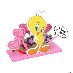Looney Tunes Valentine Tweety Bird 3D Decor Craft Kit-12Pk
