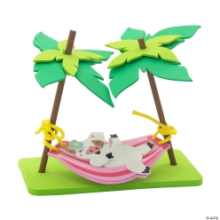 Pig in a Hammock 3D Craft Kit