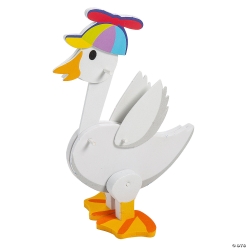 Silly Goose 3D Jointed Foam Craft Kit-12Pk