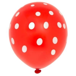 Red Polka Dot 12