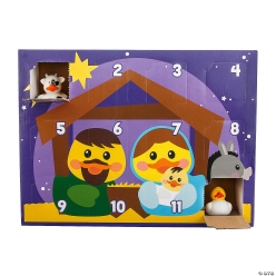Nativity Ducks Advent Calendar Set