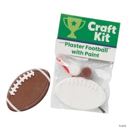 Football with Paint Craft Kit-12Pk