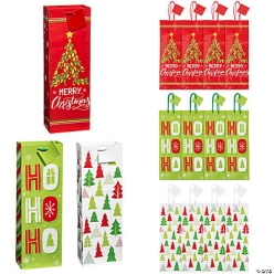 20% OFF: Christmas Wine Bottle Bags - 12Pk