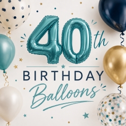 40th Birthday Balloons