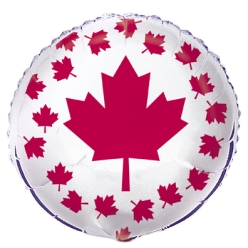 50% OFF: Canada Day Maple Leaf 45.7cm Foil Balloon
