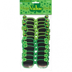 70% OFF: St. Patrick's Sunglasses -12 Pack