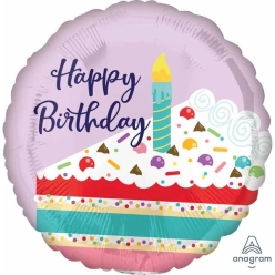 Purple Confetti Cake Bday 18