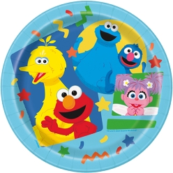 Sesame Street Dessert Plates - 8 PK