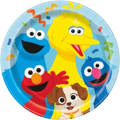 Sesame Street Dinner Plates - 8 PK