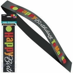 Happy Birthday To Me Black Sash