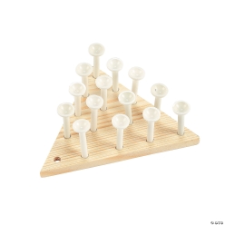 DIY Wooden Peg Games - 12Pk