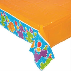Little Dino Printed Plastic Table Cover