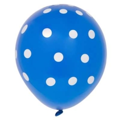 Royal Blue Polka Dot 12