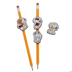 Snoopy Rubber Pencil Charms - 48Pk