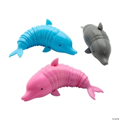 Dolphin Articulated Fidget Toys - 12Pk