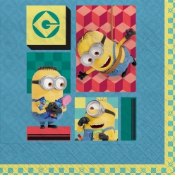Minions Beverage Napkins - 16 PK