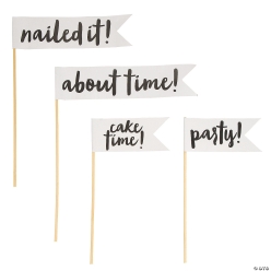 Funny Wedding Flags 12pk