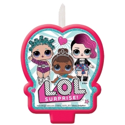 LOL Surprise Sparkle Large Cake Candle