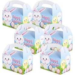 Easter Bunny Large Pastel Treat Boxes - 6 PK